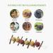 Natural Bunny Chew Toy - Barley Ears, Apple Stick, Grass Ball, Rose Flower Ball - Ideal for Rabbits, Hamsters, Parrots, Chinchillas, Guinea Pigs - 1Pc - Buy Online on GoSupps.com