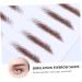 Healeved 4pcs Eyebrow Stickers Eyebrows Makeup Tools False 6d Mold Modify Water Transfer Paper with Ink - Buy Online on GoSupps.com