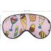 Ice Cream Sleep Mask - Adjustable Strap, Blocks Light, Perfect for Travel - Men and Women - Buy Online on GoSupps.com