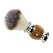 12 cm shaving brush Natural hair brush made of badger hair for a skin-friendly and thorough shave