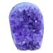 300G-2400G Natural Purple Crystal Geode Rough Stone Amethyst Cluster Freeforms 1pc Suitable for Furniture Decoration Crystal Cluster (Color : 600-690g)