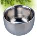 Premium Stainless Steel Razor Shell Shaving Soap Bowl - Men's Shaving Accessories & Soap Cup Container - Buy Online on GoSupps.com