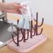 Foldable Baby Bottle Drying Rack Portable Bottle Dryer Holder Space Saving Countertop Dryer Rack for Nipples Cups Pump Parts and Accessories - Buy Online on GoSupps.com