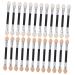 BIUDECO 24pcs Latex Eye Shadow Stick Double Ended Eyeshadow Brush Eye Makeup Makeup Applicator Sticks Eye Shadow Eyeshadow Cosmetic Makeup Sticks