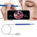 EAHTHNI Ear Wax Removal Ears Cleaner Earwax Remover Tool with Camera and 6 LED Lights Waterproof Otoscope for Android Smart Phones (Blue)
