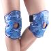 NEWGO Knee Cold Pack 2 Pack, Knee Ice Pack for Injuries, Reusable Gel Cold Pack with Soft Plush Backing for Knee Replacement Surgery, Pain Relief