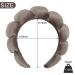 Velvet Spa Headband Set for Women - 2 Pack Soft Sponge and Terry Cloth Headbands for Makeup Removal, Skincare, Shower, Yoga - Hair Band for Face Washing - Buy Online on GoSupps.com