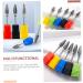 MERRYHAPY Nail Polisher Nail Sanding Drill Bits Manicure Supplies Nail Bits for Nail Drill Nail File Bits Professional Drill Nail Art Sanding Bits Creative Nail Bits Gel Tungsten Steel Alloy 7x1.3.cm As Shown 2 - Buy Online on GoSupps.com