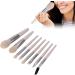 Cosmetic Brush 8pcs Nose Shadow Brush Makeup Brush Eye Shadow Brush Blending Brush for Travel(color) - Buy Online on GoSupps.com