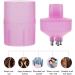 Buy Lurrose Pink Applicator Bottle Set for Hair Coloring & Styling | Empty Plastic Bottles with Funnel & Root Comb - Ideal for Salons & DIY Use - Buy Online on GoSupps.com