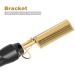 Gold Plated Heated Styling Comb - Electric Hot Straightening & Curling Iron for Natural Black Hair & Wigs - Buy Online on GoSupps.com