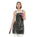 MIKI WELL Hair Stylist Apron - Adjustable Apron with Pockets Black Bark