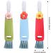 3 in 1 Cup Lid Gap Cleaning Brush 3 Pack Multifunction Insulation Bottle Cleaning Tools for Bottle Gap Tight Spaces Cup Kitchen Brush Small Silicone Bottle Brush Cleaner - Buy Online on GoSupps.com