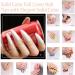 Dajidafu 1 Set False Nails Long Press Nail Tips Full Cover Artificial Fingernails Nail Art Simple Style for Women Girls Beginners SM17P63 Red - Buy Online on GoSupps.com