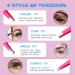 ABOLINE 4 Piece Professional Stainless Steel Tweezers Set - Best Precision Tweezers for Eyebrows, Ingrown Hair, Blackheads, and Lash Extensions - Includes Travel Bag and Hair Clips (Hot Pink) - Buy Online on GoSupps.com