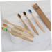 FRCOLOR 9 Pcs Sustainable Soft Bristle Toothbrush Set | Eco-Friendly Bamboo Travel Toothbrush & Kraft Box - Buy Online on GoSupps.com