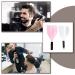 TAORANJU Barber Hair Salon Face Shield 2 Pcs Plastic Hairspray Face Masks with Sponge Handle Hairdresser Hair Styling Mask Tools Face Eyes Protector for Hairdressing Makeup (Random Color) - Buy Online on GoSupps.com