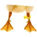 Sosoport 100pcs Disposable Chicken Leg Ring Labels Chicken Bands Farm Marker Tools Guinea Plastic 3x1.8cm Yellow - Buy Online on GoSupps.com