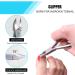 OosoFitt 7Pcs Stainless Steel Ingrown Toenail Clippers Set - Professional Toe Nail Nippers for Surgery Grade Manicure Pedicure - Silver - Buy Online on GoSupps.com