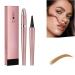 2024 Magic Eyebrow Pencil 4 Tip Microblading Eyebrow Pen Upgraded 3D Waterproof Eyebrow Pencils for Women Natural Makeup Fine Stroke Magic Eyebrow Pencil (Light Brown)