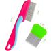 2 Pack Lice Comb & Flea Comb | Rustproof Steel & Durable Plastic | Effective Lice Treatment & Flea Removal - Buy Online on GoSupps.com