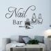 Nail Salon Wall Decoration Nail Salon Vinyl Wall Decal Self Adhesive Nail Salon Wall Shop Window Sticker Nail Art Manicure Decoration Sticker - Buy Online on GoSupps.com