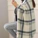 Multifunction Wrap Shawl Neck Shoulder Blanket Pad Warm Blanket Lazy Shawl Blanket Winter Warm Blanket Cape Gray Grid 100*140cm - Buy Online on GoSupps.com