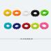 KS ULTRA-SOFT ArthroRoller MIX Bag of 10 - Colorful Finger Massage Rings for Relaxation - Buy Online on GoSupps.com