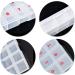 Tixqeaif 4Piece 10 Transparent False Tips Rhinestone Glitter Storage Container Numeral Grid Boxes - Buy Online on GoSupps.com