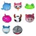Set of 2 Waterproof Cartoon Shower Cap for Kids - Cute 3D Animal Designs (Cows + Shark) - Perfect for Spa, Swimming, and Bath Time - Buy Online on GoSupps.com