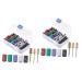 minkissy 2 Sets Nail Polish Set Sanding Bands for Nail Drill Nail Sand Rings Manicure Band Professional Nail Drill Nail Polishing Band Nail Polishing Rings Nail Bit Nail Tape Polisher Alloy