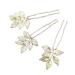 Buy Snap Clips Wedding Hairpins | Gold & Silver Leaf Hair Accessories for Bridesmaids & Women - Buy Online on GoSupps.com