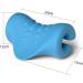 Neck and Shoulder Relaxer Cervical Traction Device and Neck Stretcher Cervical Spine Alignment Chiropractic Pillow Traction Pillow Neck Massager Blue - Buy Online on GoSupps.com