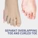 Zinyakon Gel Toe Separators 10 Pack - Small Triple Toe Spacers for Overlapping Toes - Pinky Toe Protectors for Curled Toes - Clear - Buy Online on GoSupps.com