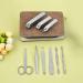 Nail Clippers Set 9 Pieces of Nail Clippers Nail Clippers and Tweezers Set Personal Care Tool Zipper Bag Suitable for Indoor and Outdoor Travel Portable Use - Buy Online on GoSupps.com