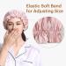 LilySilk Pure Silk Lined Cap for Women Sleep | Double Layered & Adjustable | Luxury Natural Silk Bonnet Cap in Rosy Pink+Ivory - Buy Online on GoSupps.com