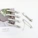 50 Pack 4 Inch Large Silver Blank Rectangle Metal French Barrette Hair Clips - DIY Crafts & Hair Accessories for Women & Girls - Buy Online on GoSupps.com