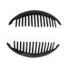 Set of 3 Black 6.5 Inch Interlocking Banana Hair Clips - Stylish Hair Accessories - Buy Online on GoSupps.com