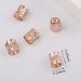 Rose Gold Loc Jewelry Set - 25Pcs Hair Accessories for Women with Metal Clips - Style 16 - Buy Online on GoSupps.com