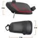 Ibera 1L Saddle Bag - Water-Resistant Bike Bag in Multiple Colors - Fits All Bike Seats - Taillight Compatible - Buy Online on GoSupps.com