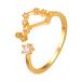 Subeline sign 12 constellation ring adjustable horoscop collection birthday ring gift for women teen girls rings 16 (h one size)