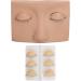 Eyelash Manikin Head Wide Application Eyelash Manikin Head Half Head Design Portable Washable with 3 Pairs Replacement Eyes for Home (Skin Color) - Buy Online on GoSupps.com
