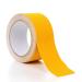 Hazard Tape Anti Slip Tape Non-Slip Frosted Safety Grip Tape Indoor Outdoor Stickers High-Strength Friction Traction Belt Stair Tread Frosted Rubber(Yellow) 5 METERS-50MM Yellow