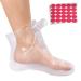 100pcs Clear Plastic Disposable Booties Paraffin Bath Liners for Foot Pedicure Hot Spa Wax Treatment Foot Covers Bags 100pcs Foot Cover