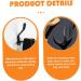 STOBAZA 2pcs Hook up Wall Hooks for Coats Hat Hooks Double Prong Hook Aluminum Hooks Child Clothing Cupboard 11X6X4CM Black - Buy Online on GoSupps.com
