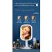 LYNLOO LED Makeup Mirror- 3 Lighting Modes, Dimmable, Touch Button, Memory Function, 360 Rotation - Buy Online on GoSupps.com