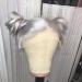 ANDRIA Gray Lace Front Wig - Long Straight Glueless Synthetic Wig with Baby Hair | Heat Resistant Fiber for Women - Buy Online on GoSupps.com