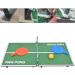 Qioni Portable Tennis Table | Folding Ping Pong Game Set for Indoor Mini Table Entertainment | Includes 2 Paddles and 2 Balls | Lightweight and Sturdy - Buy Online on GoSupps.com