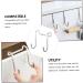 FUNOMOCYA 6pcs Over Cupboard Purse Hanger Door Hanger Hat Hooks Multifunction S Hook Stainless Steel 7.5X6.5CM Silver - Buy Online on GoSupps.com