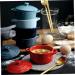 DEARMAMY Ceramic Soup Bowl 1pc Onion Ramen Bowl Stew Bowl Tagine Double Handle Bowl Soup Bowl Micro-Wave Oven Salad Bowl 13.00X9.80X7.50CM As Shown - Buy Online on GoSupps.com